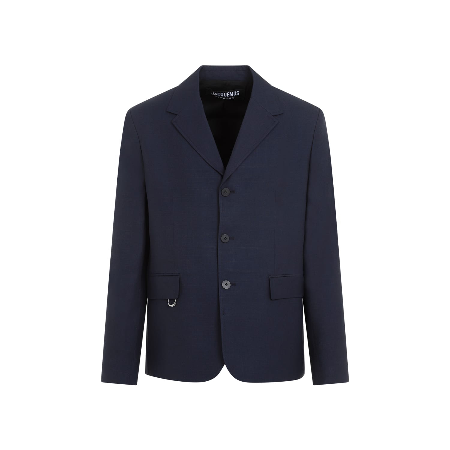 Shop Jacquemus La Veste Cabri Jacket In Dark Navy