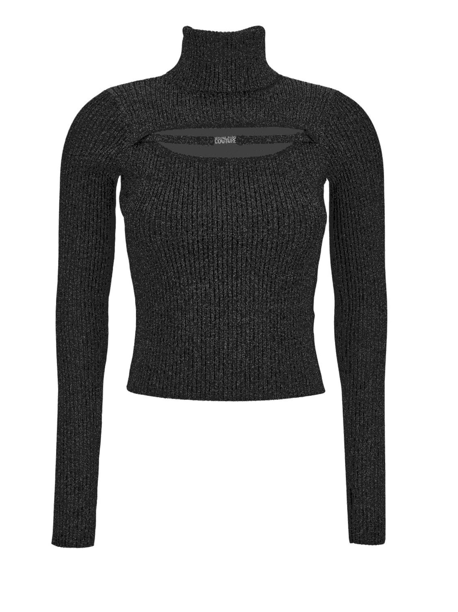 Shop Versace Jeans Couture Sweater In Black