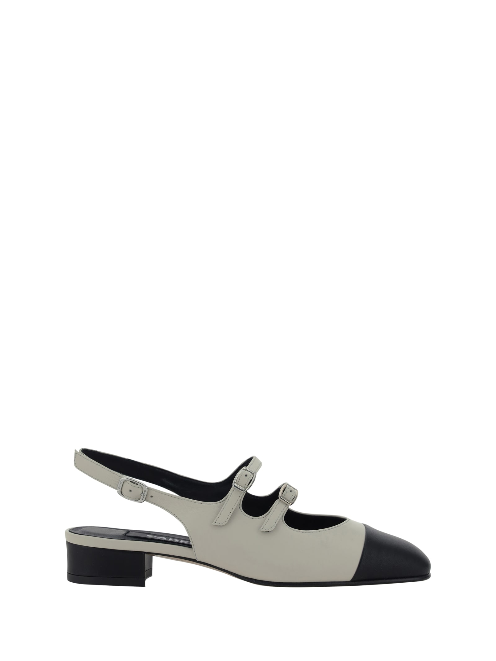 Shop Carel Abricot Pumps In Beige And Black