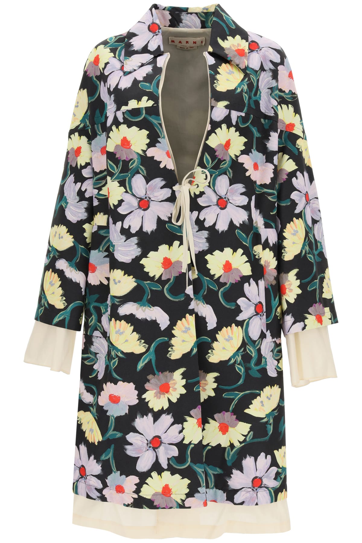 MARNI MARNI FLORAL PRINT COAT,SPMA0181HUUTCZ97 MAN99