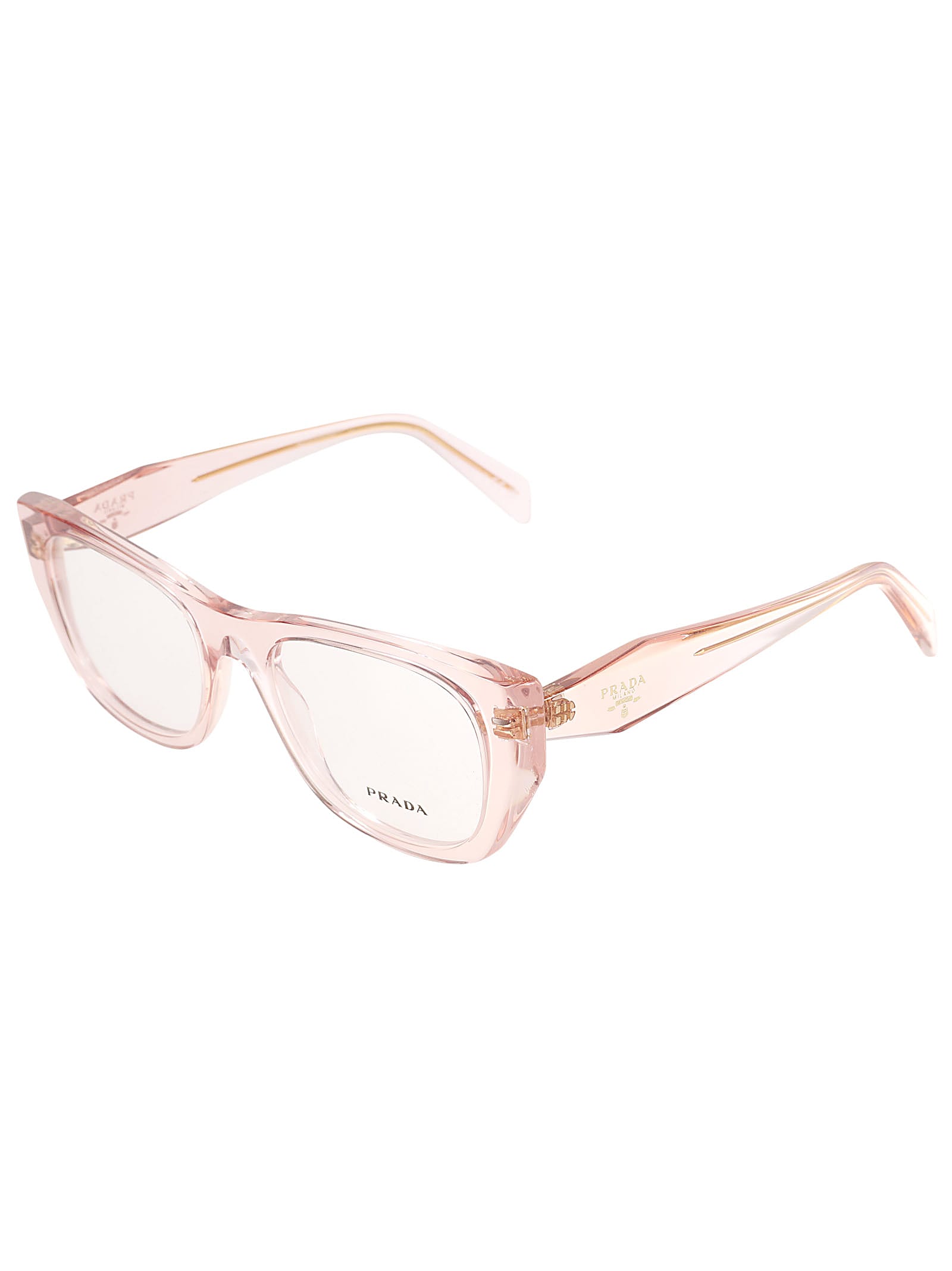 Prada Clear Frame Glasses In 19q1o1