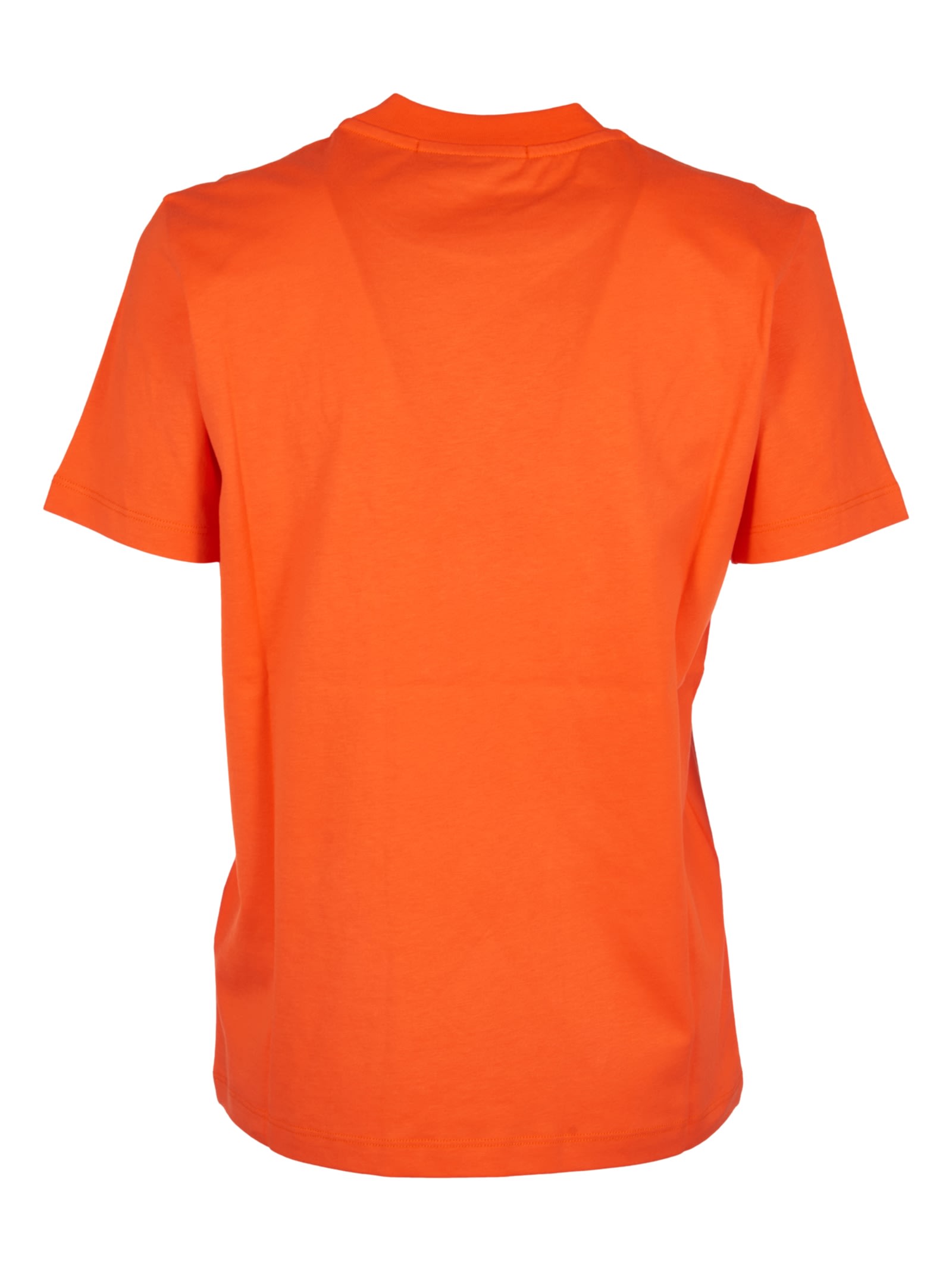 Msgm T-shirt With Logo In Red