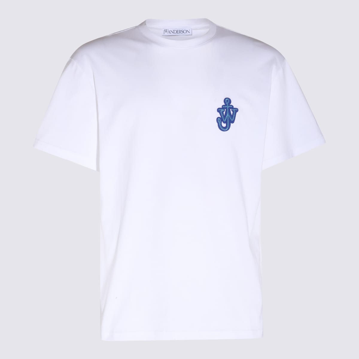 Shop Jw Anderson White Cotton Anchor T-shirt