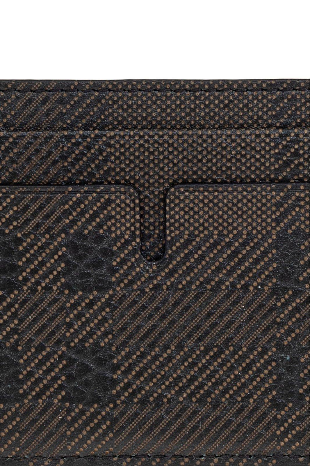 Burberry B-shield Card Holder In Multicolour
