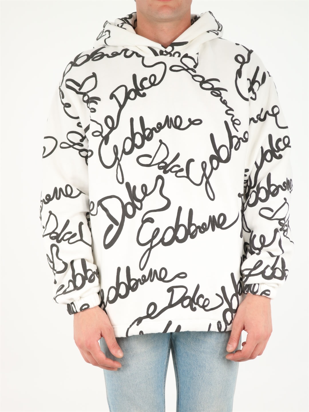 Dolce & Gabbana Hooded Sweatshirt With Three-dimensional Print