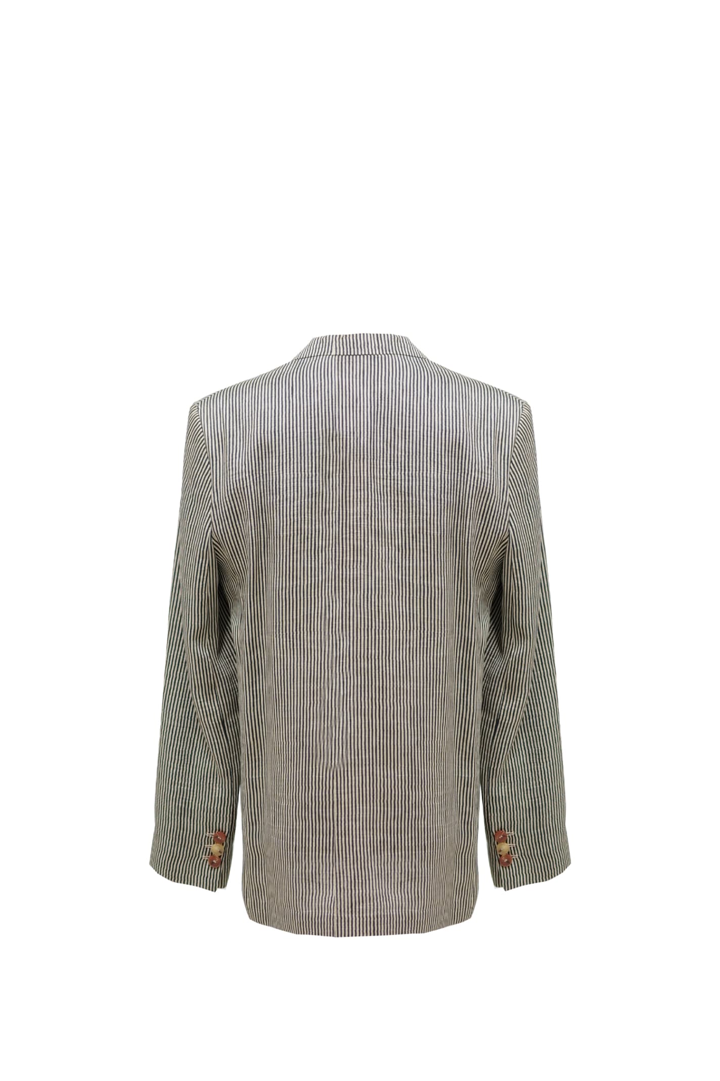 Shop Alysi Jacket In Grey