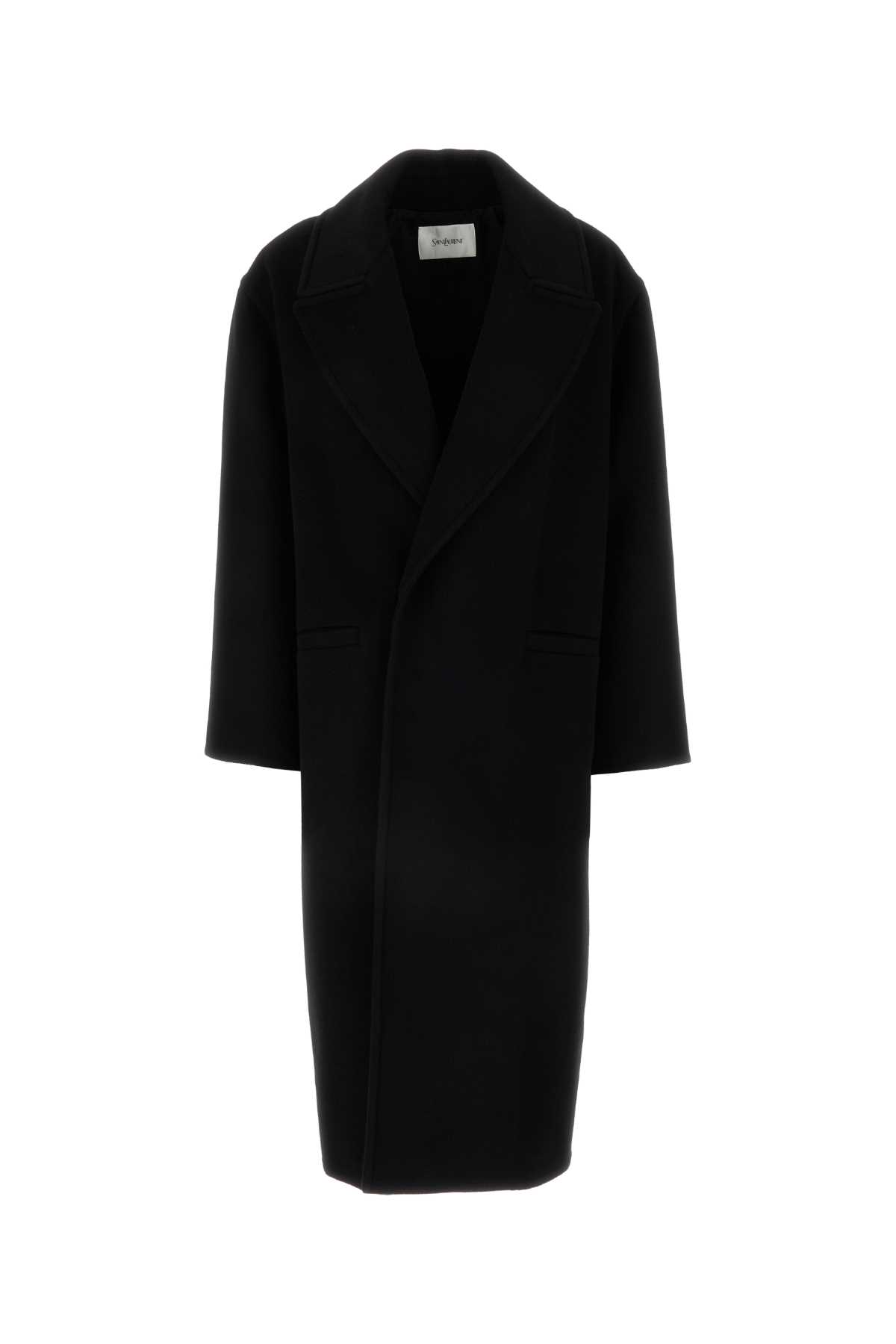 Black Cashmere Blend Coat