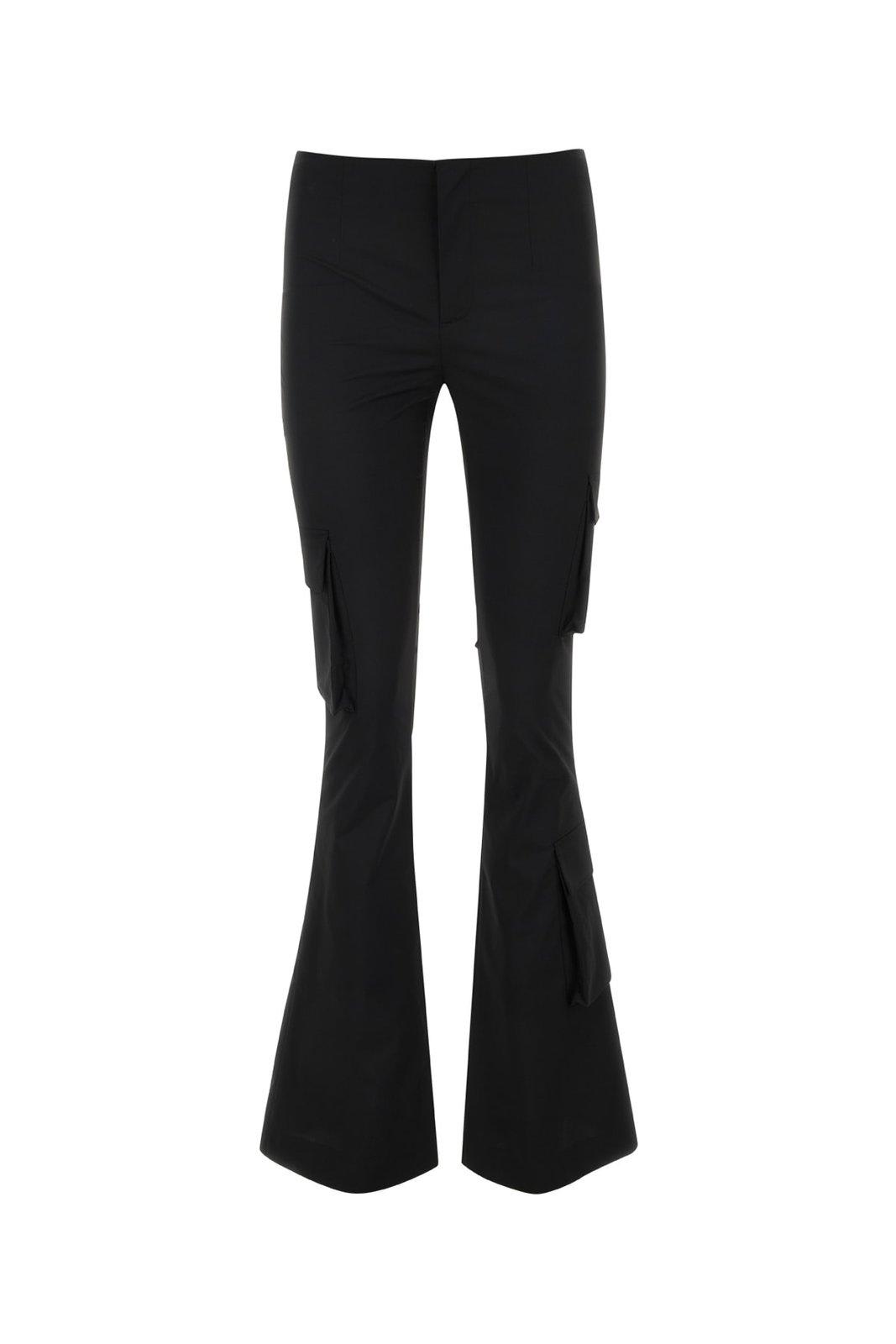 Slim Cut Flared Trousers