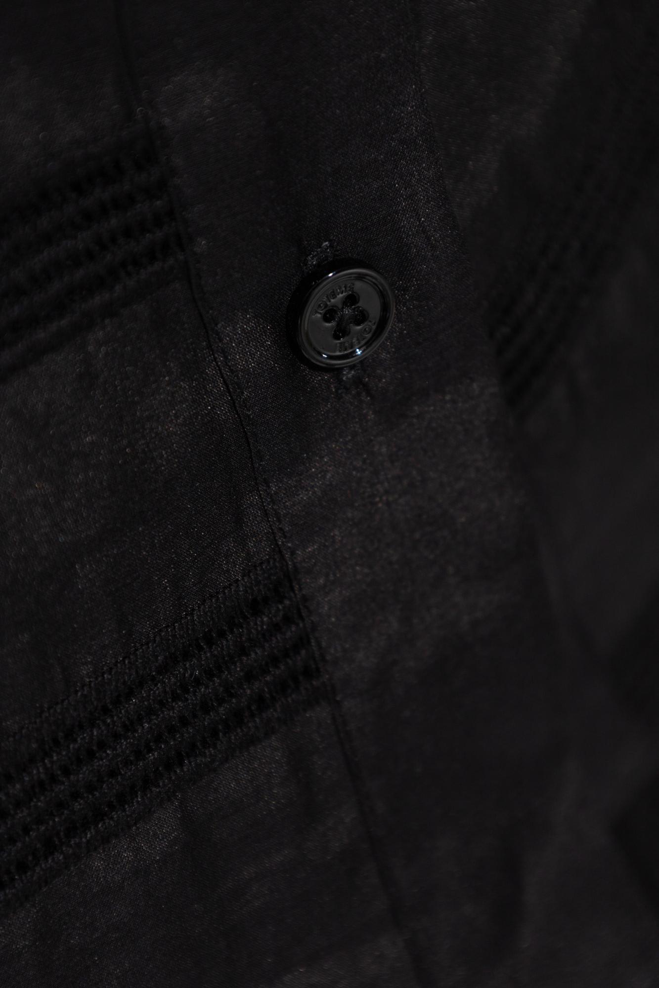 Totême Toteme Shirt With Monogram In Black