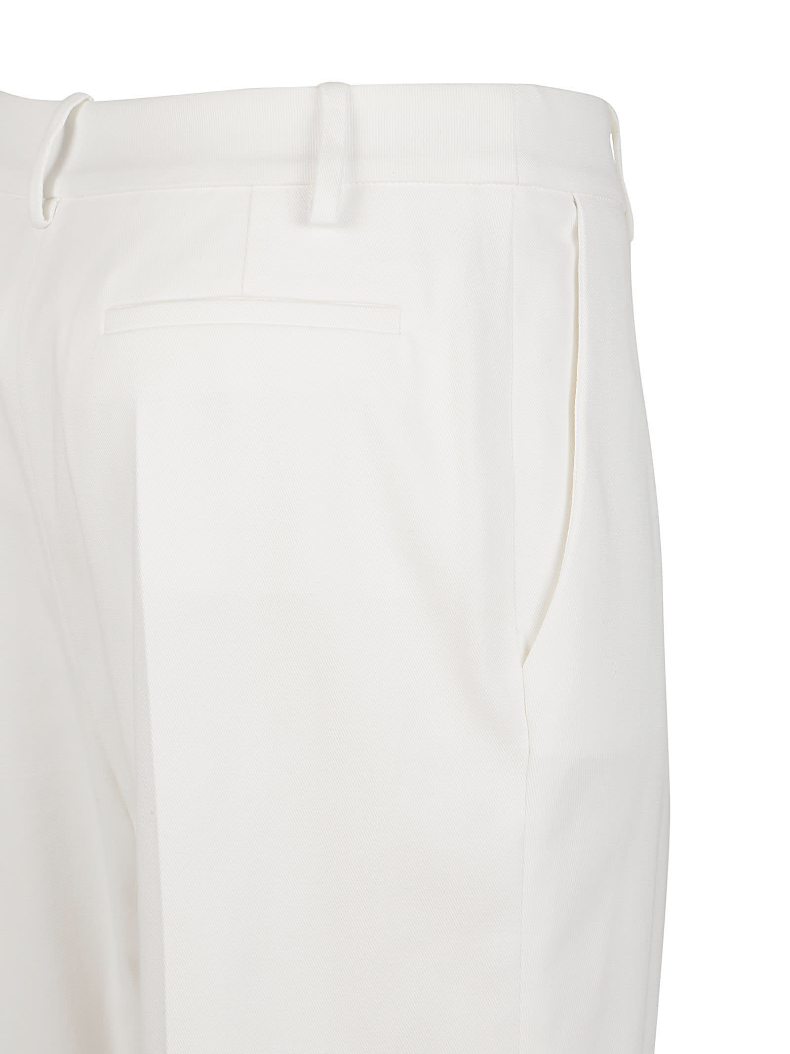 Shop Eleventy Trousers Cream