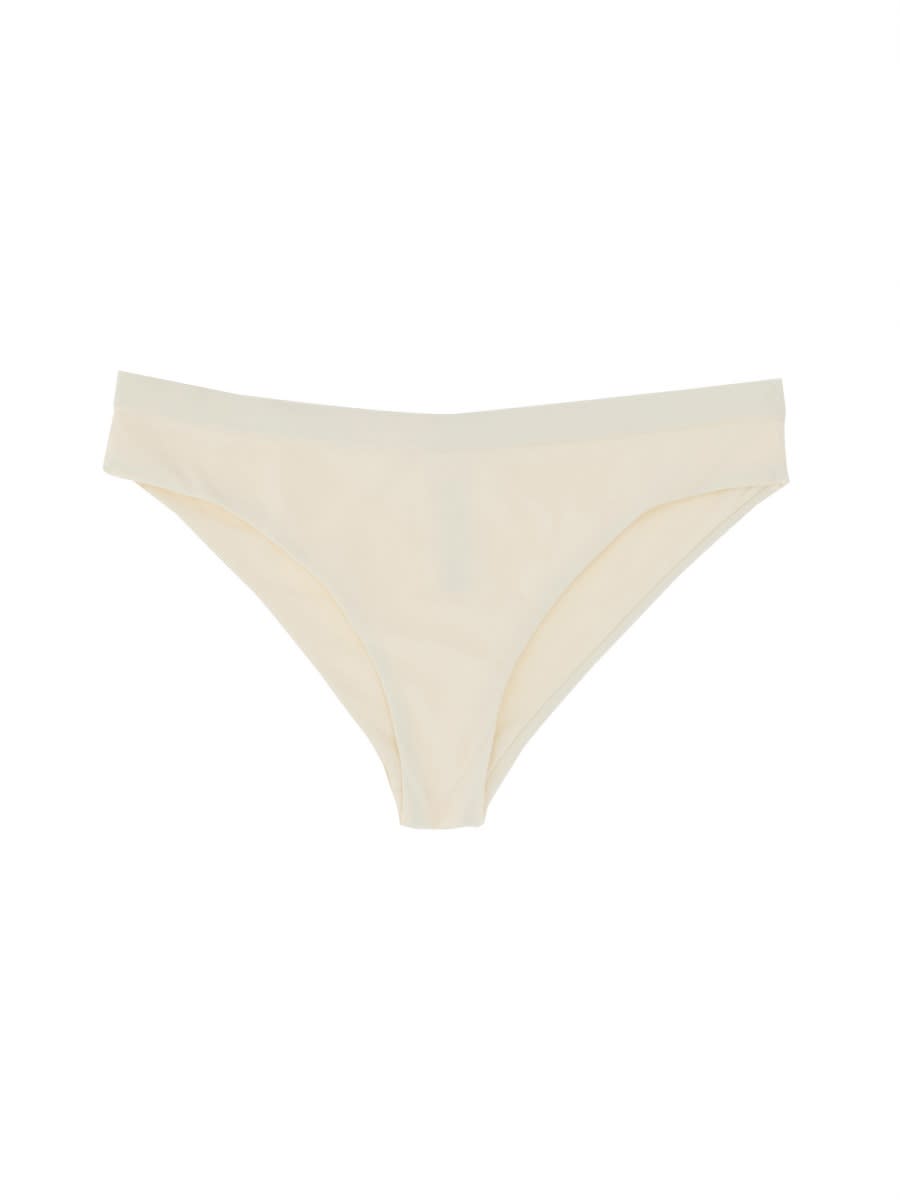 Shop Jil Sander Bikini Briefs In Ivory