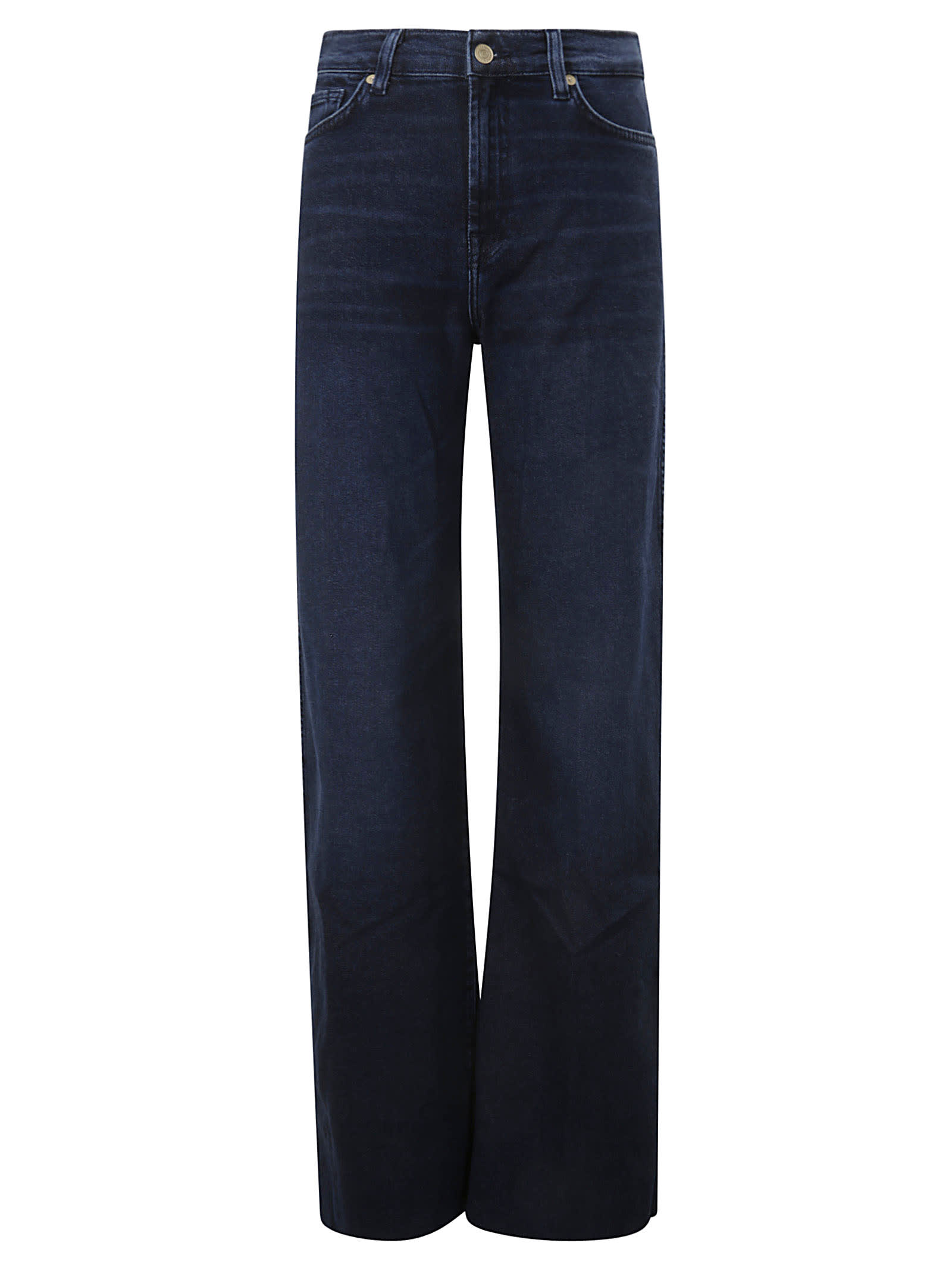 Shop 7 For All Mankind Lotta Luxe Vintage Paradise Cove In Dark Blue