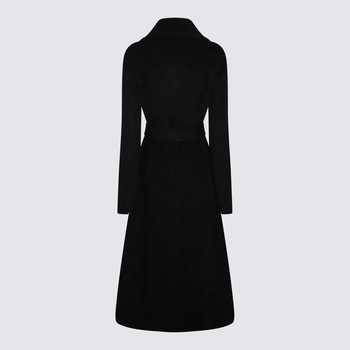 Shop Jil Sander Black Wool Coat