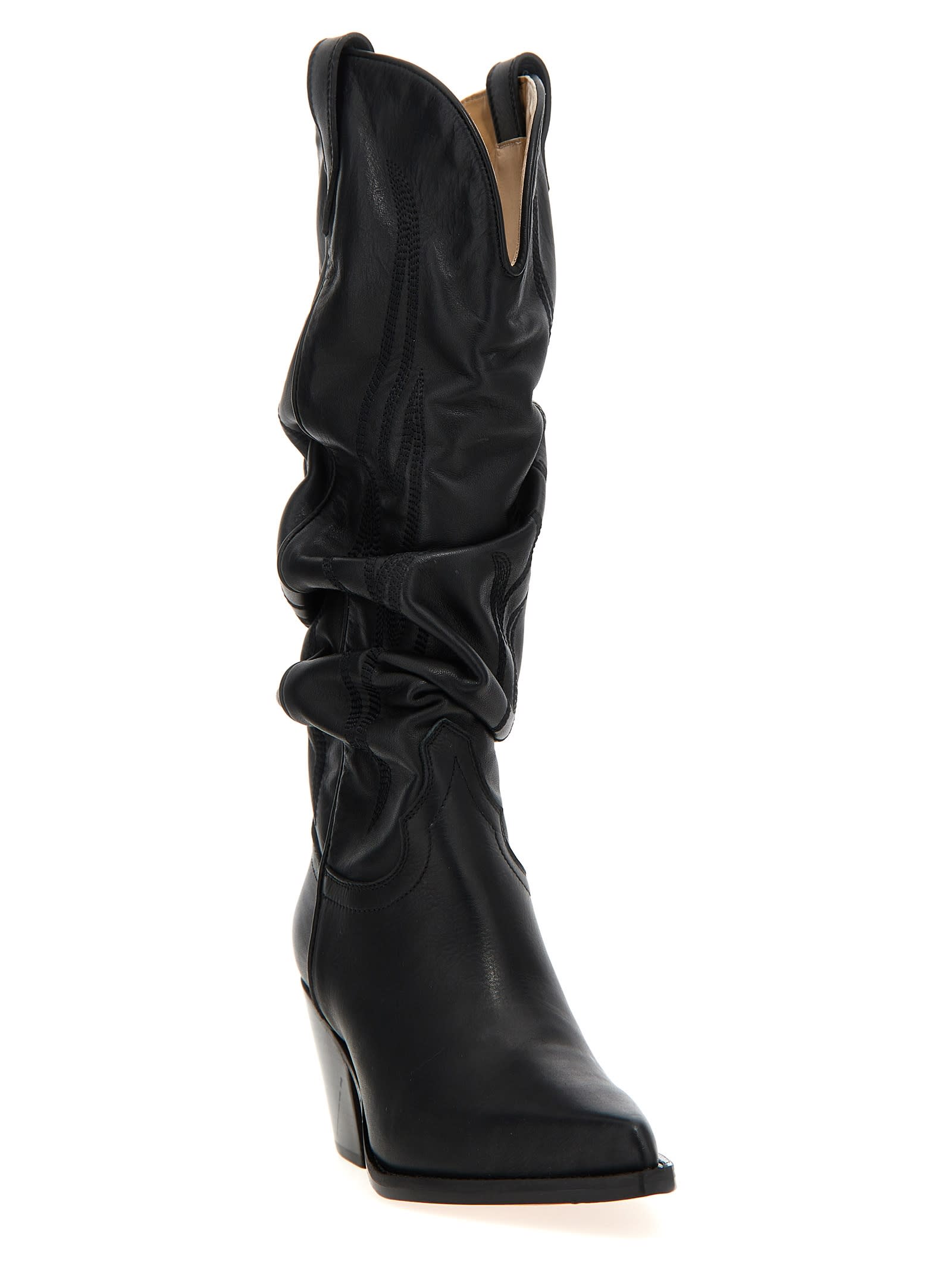 Sonora Black Ruidoso Slouchy Boots In Black