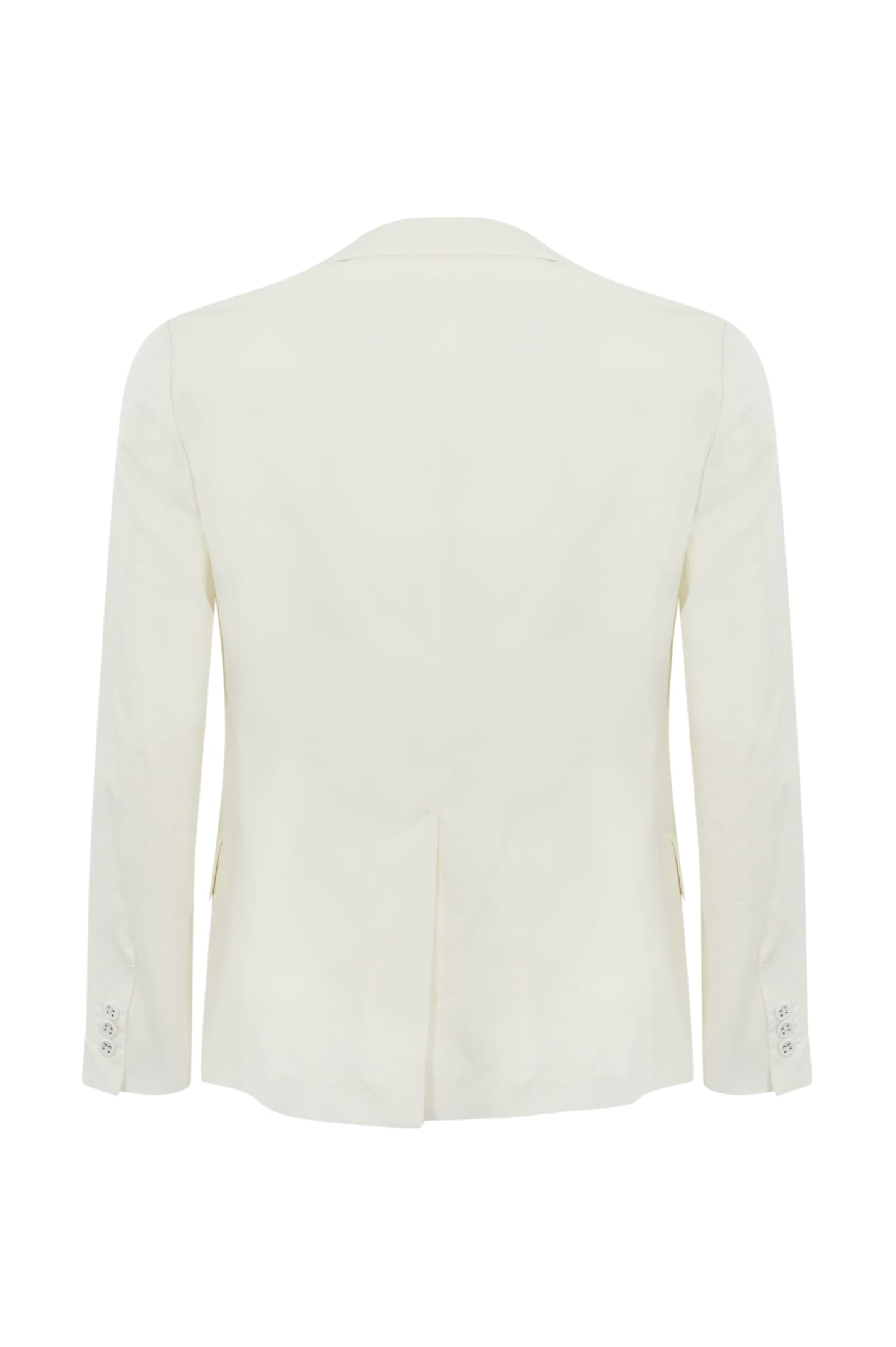 PAOLO PECORA SINGLE-BREASTED COTTON BLEND JACKET