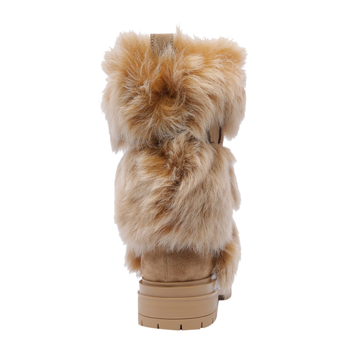 Shop Gianvito Rossi Maverick Boots In Beige