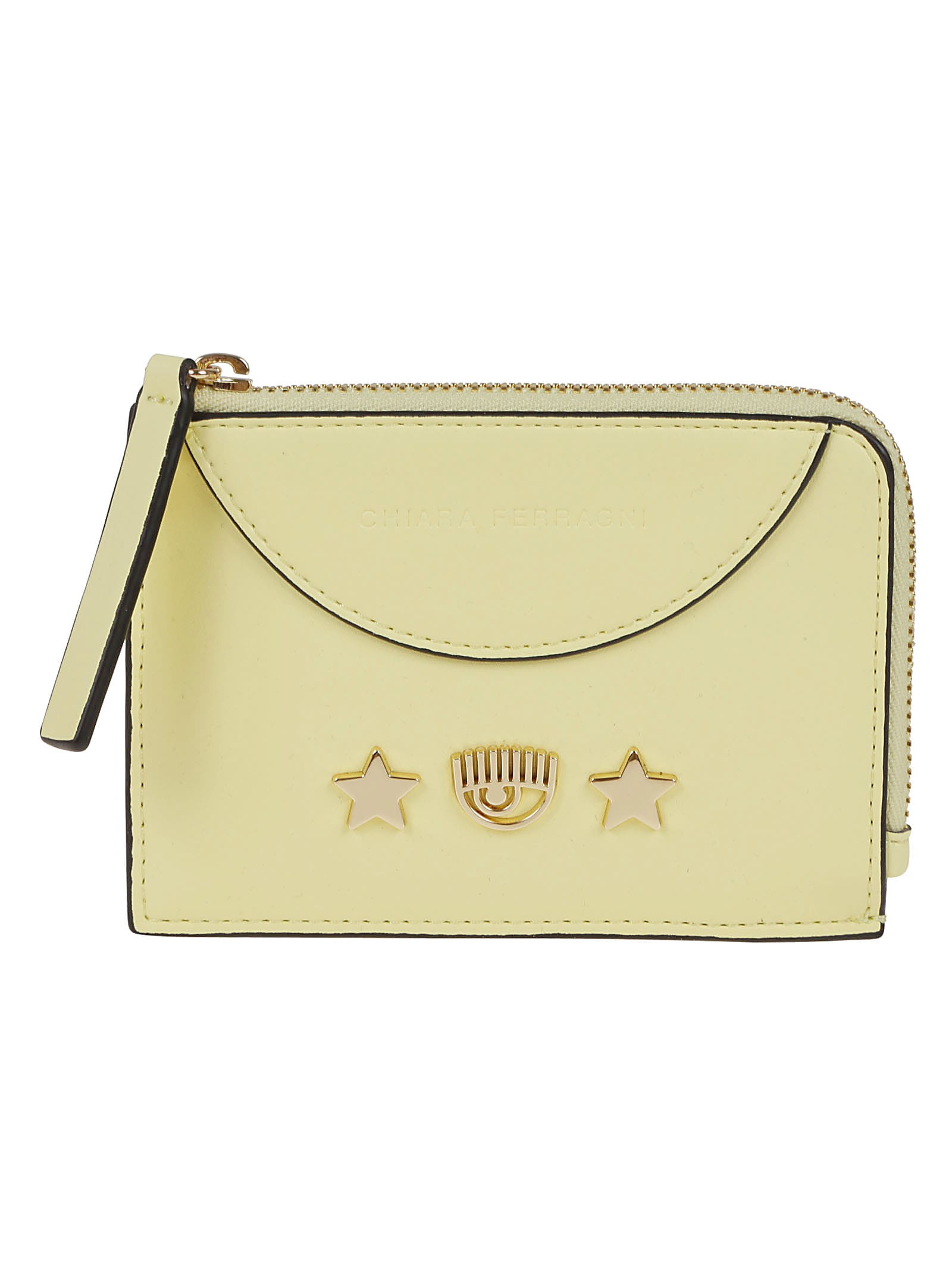 CHIARA FERRAGNI WALLET GOLDEN EYE STAR Woman Black