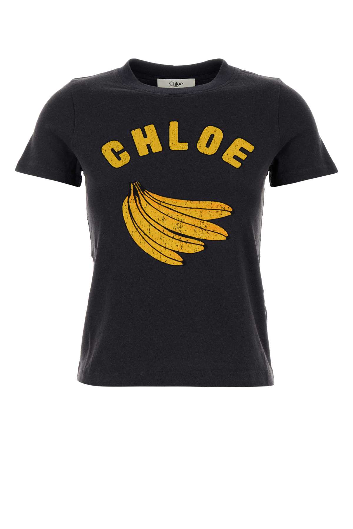 Chloé Navy Blue Cotton T-shirt