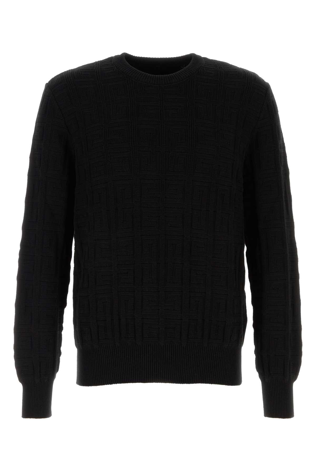 Shop Givenchy Black Cottons Sweater