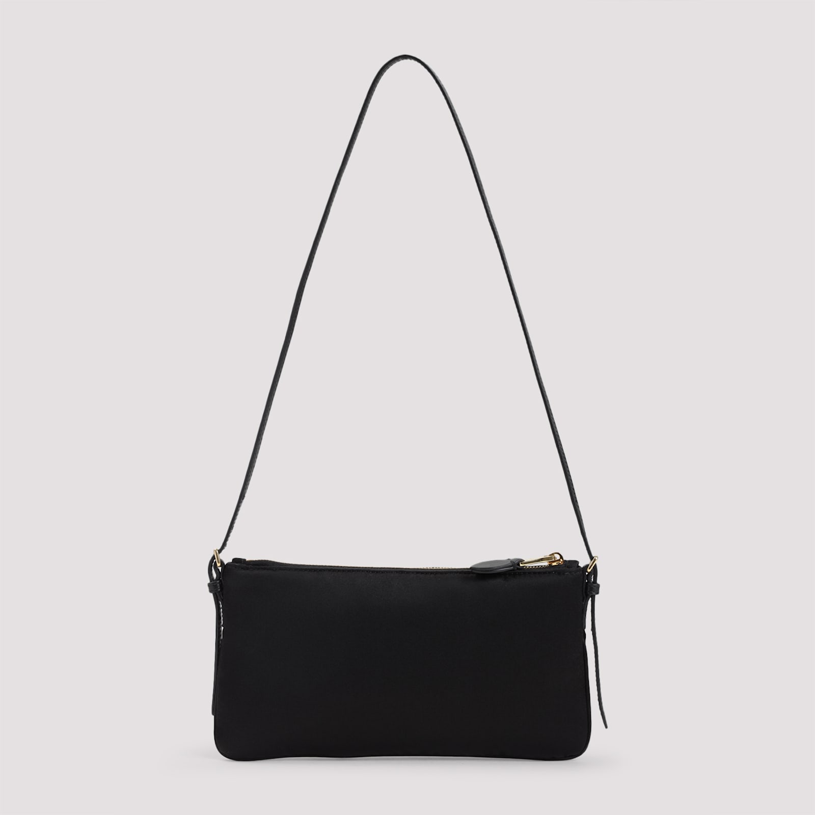 Miu Miu Silk Pouch In Nero