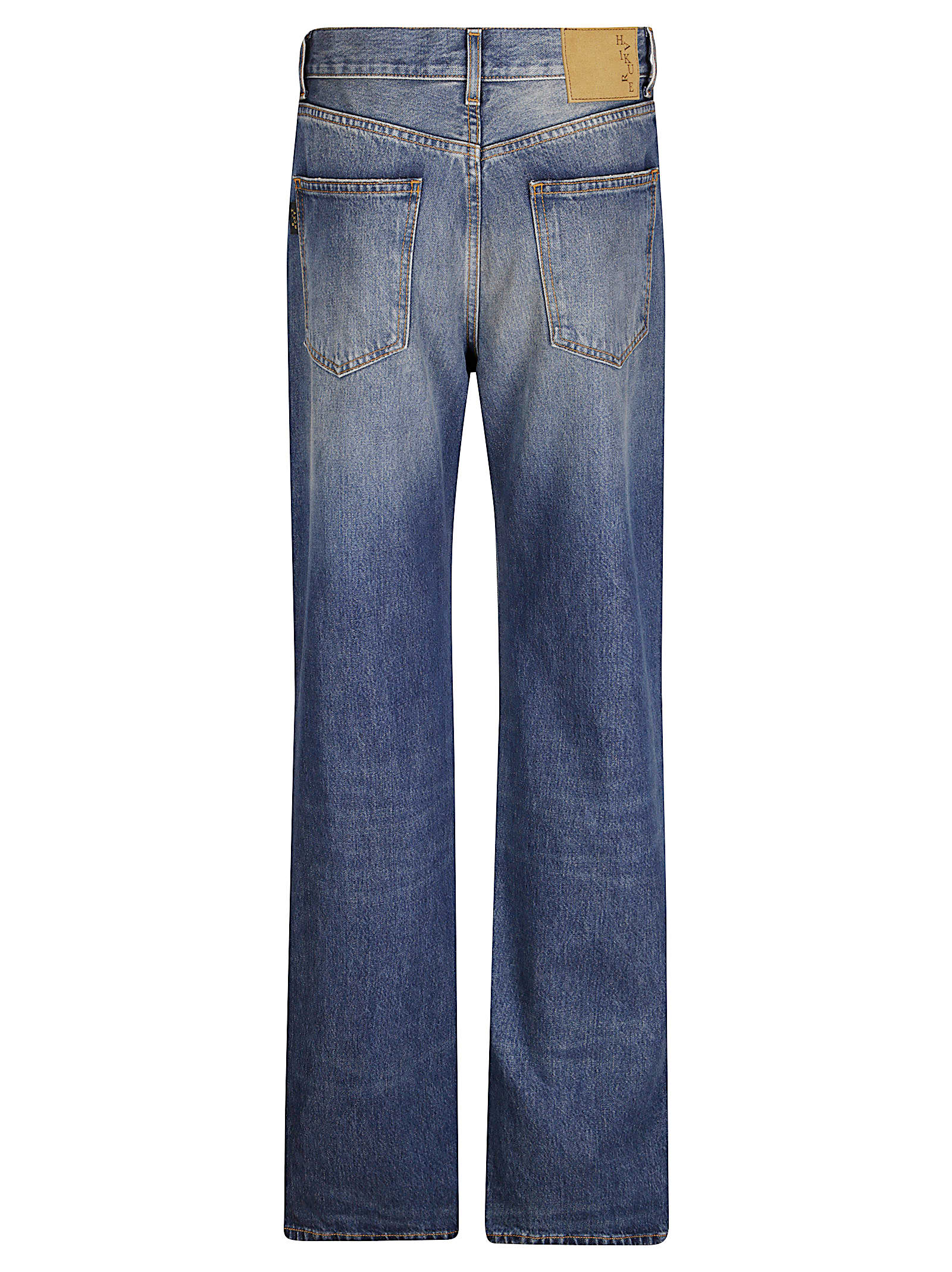 Haikure Korea Intense Blue Jeans In Blue