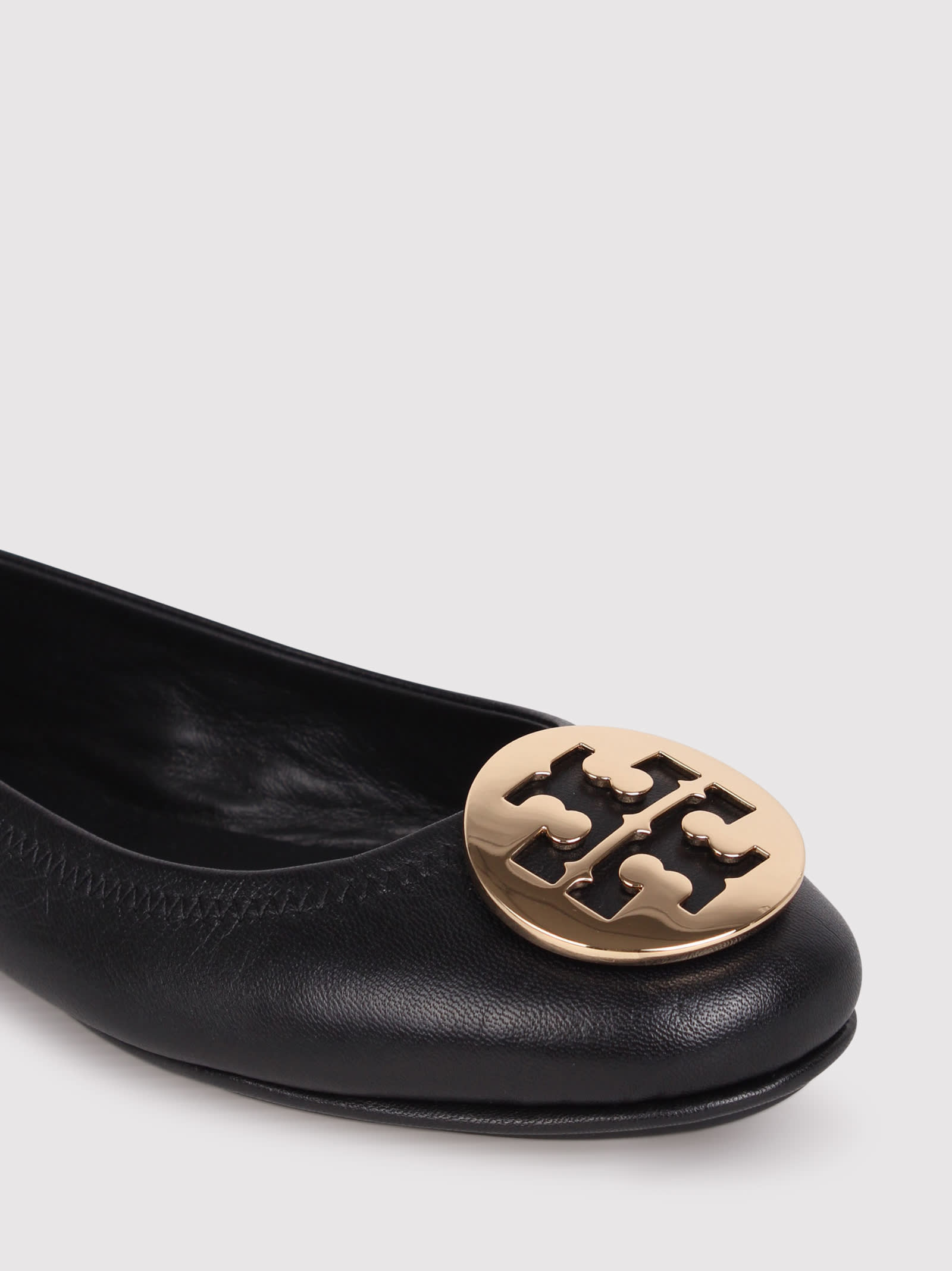 Shop Tory Burch Minnie Ballerinas With Application