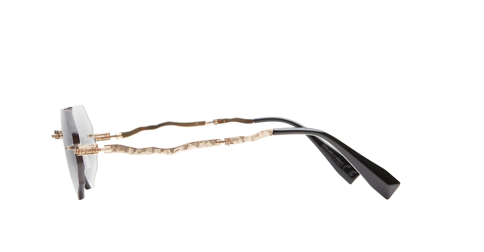 Kuboraum Mask H44 - Rose Gold Sunglasses In Gold