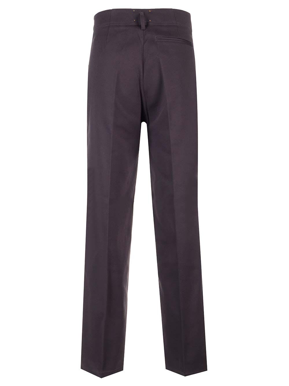 Shop Forte Forte Cotton Trousers In Blue