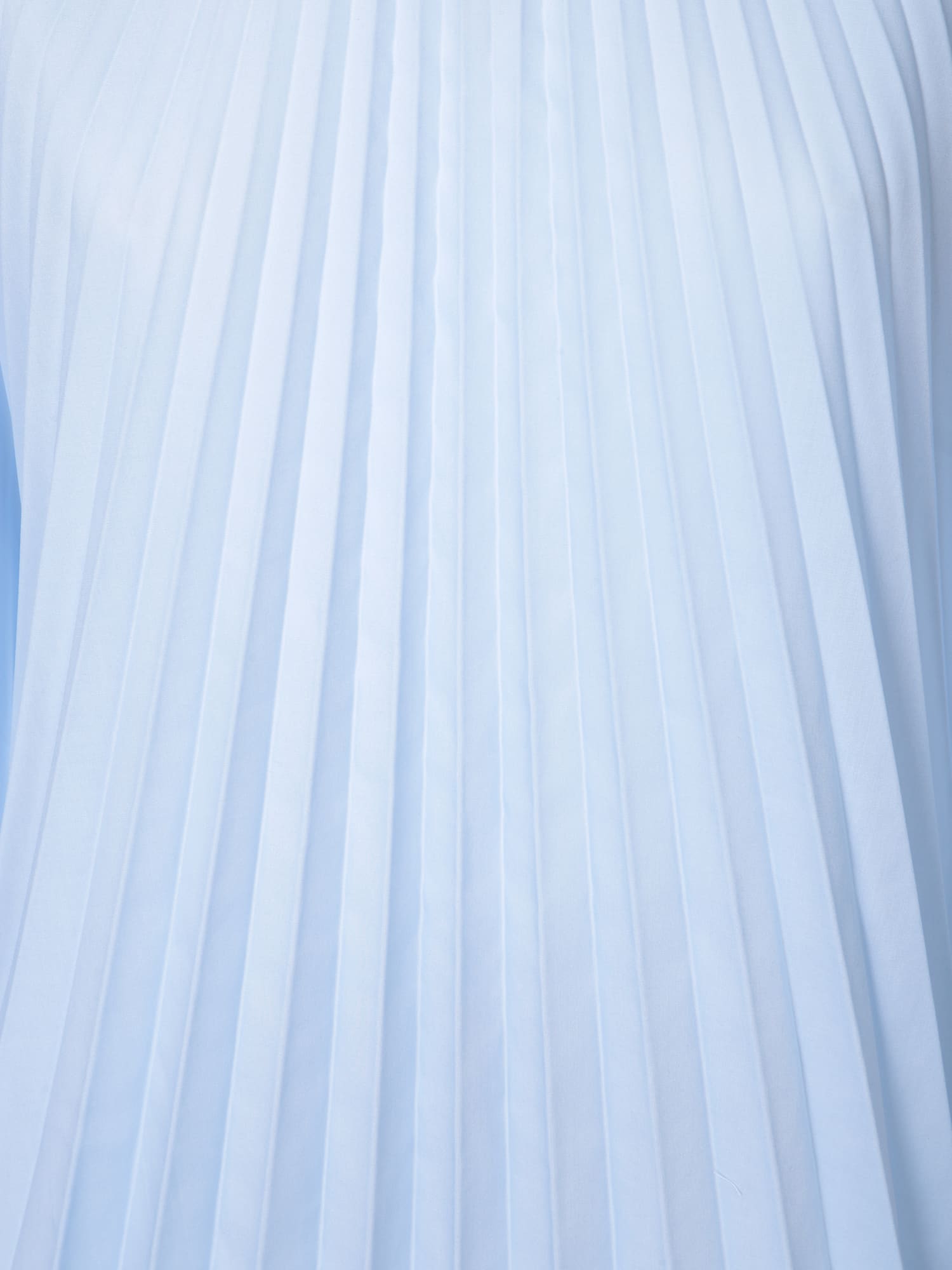 Shop Blanca Vita Asymmetric Pleated Tunic In Sky Blue