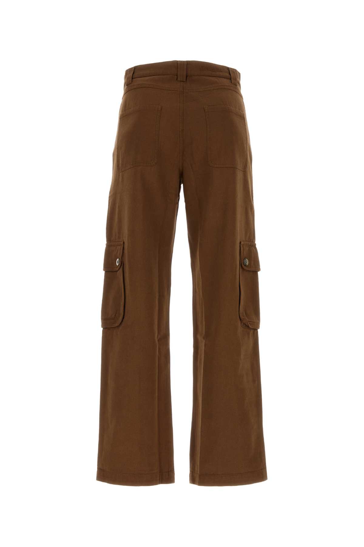 Shop Gimaguas Brown Cotton Morris Cargo Pants
