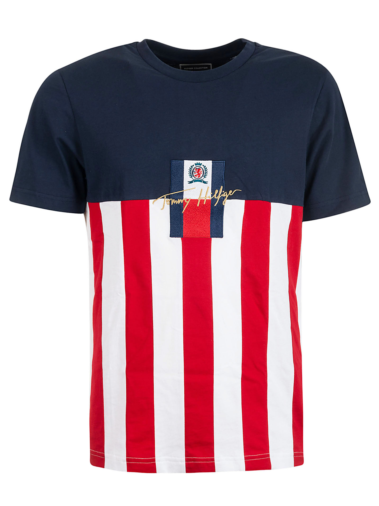 Online tommy hilfiger embroidered logo t shirt stores cheap
