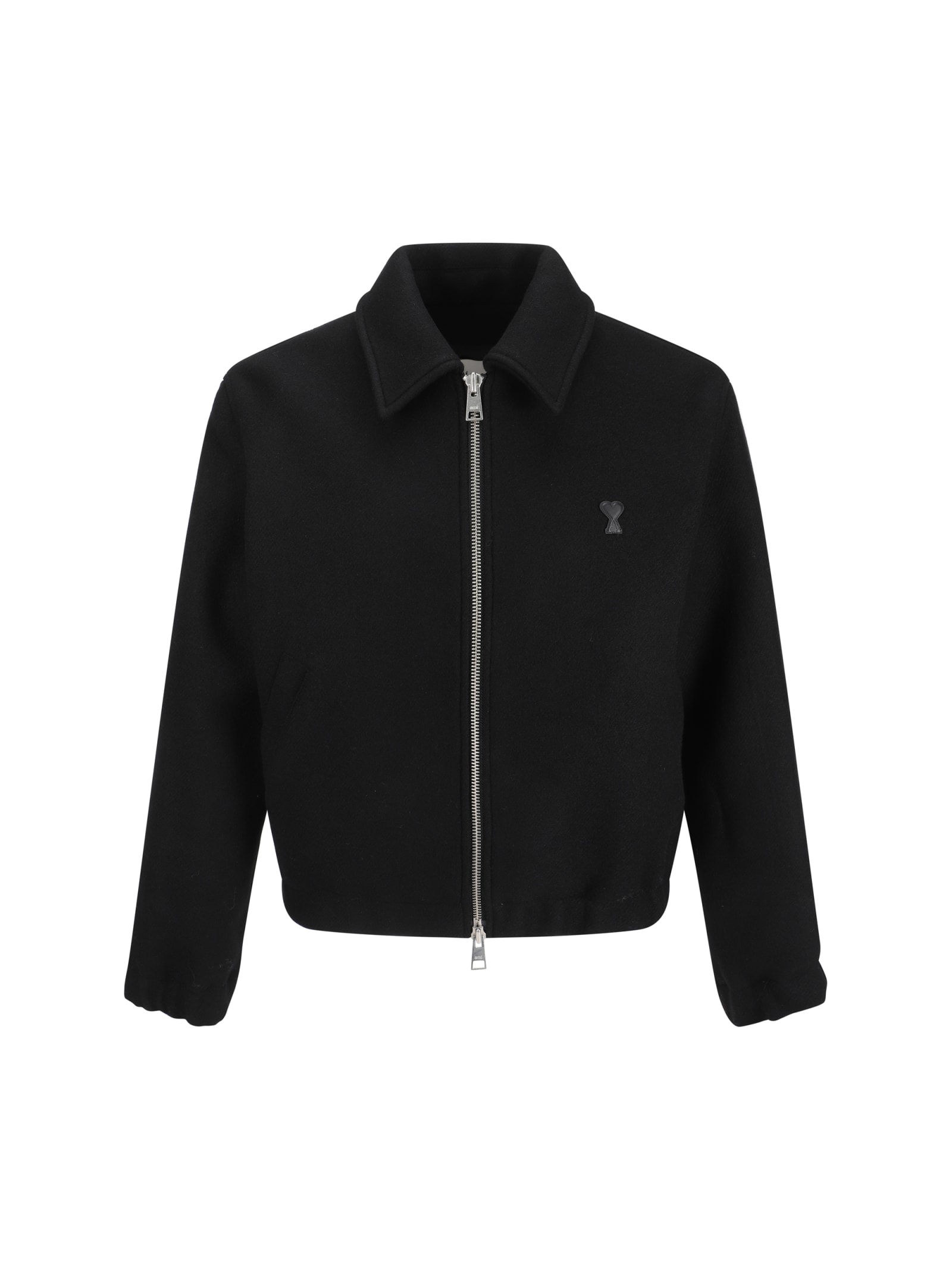 Shop Ami Alexandre Mattiussi Jacket In Black