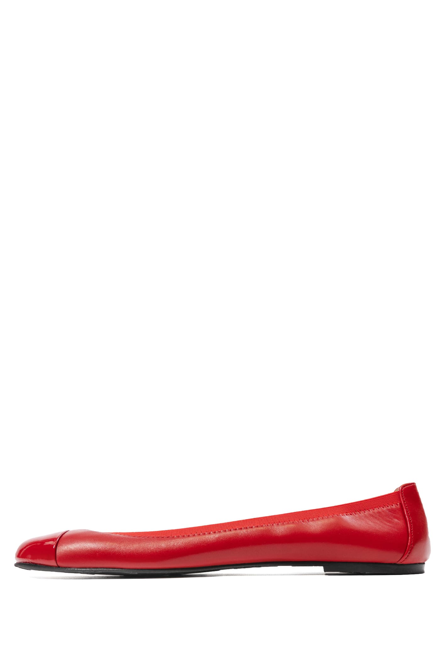Shop Pretty Ballerinas Leather Ballet Flats In Red