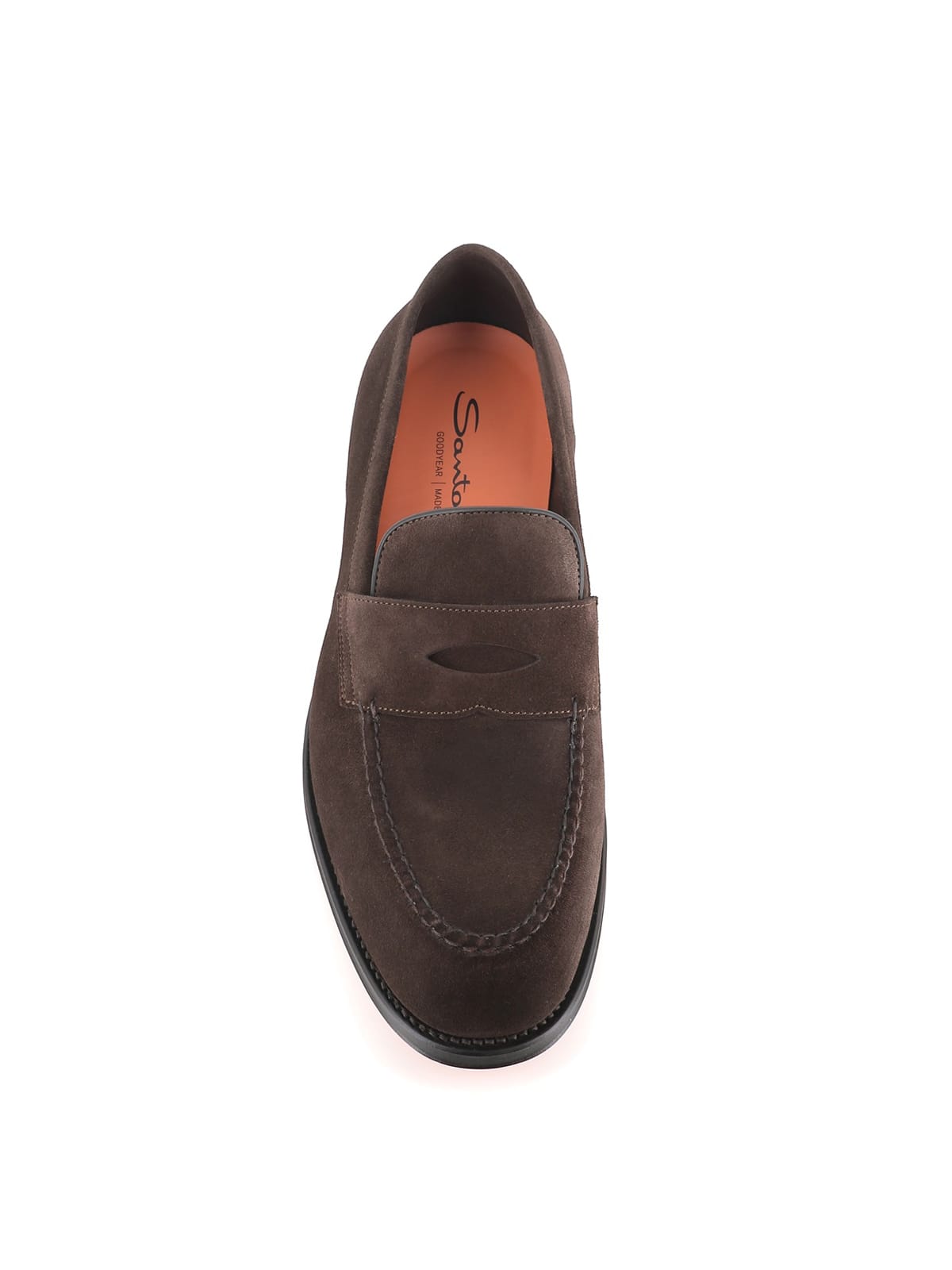 Shop Santoni Laofer Jenkins In Brown