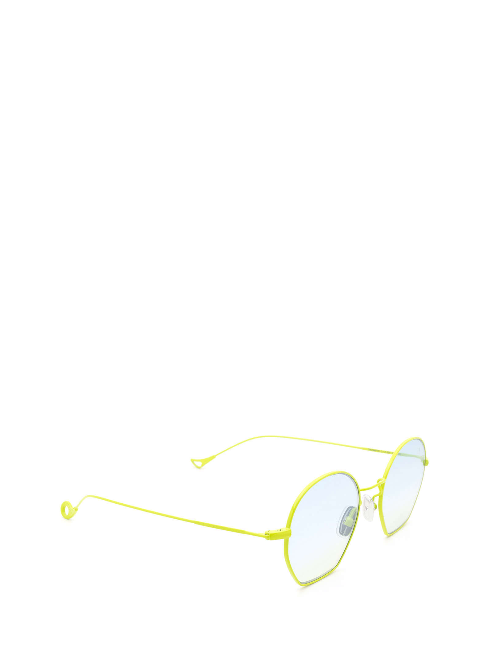 Shop Eyepetizer Triomphe Lime Green Sunglasses