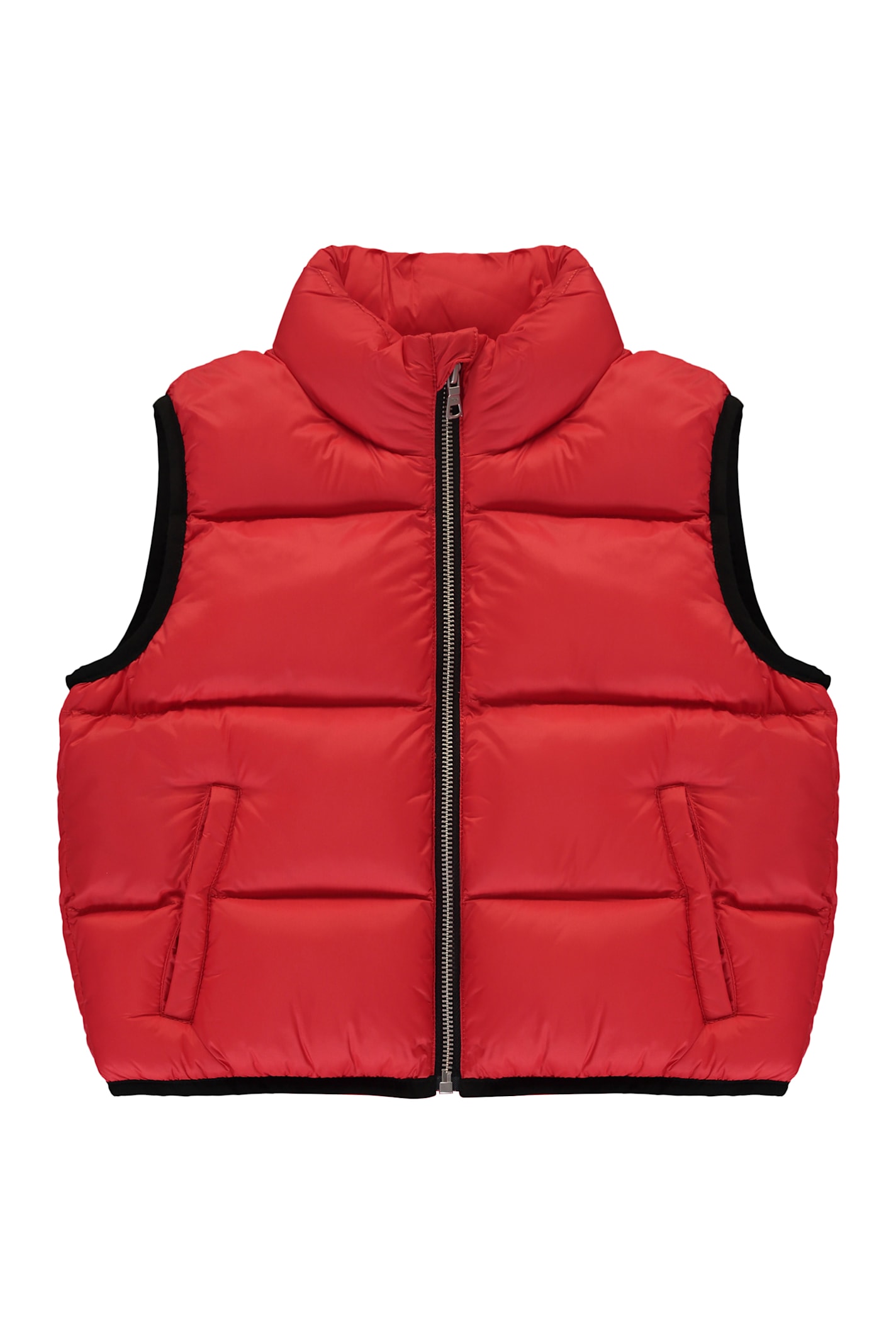 Palm Angels Padded Bodywarmer In Red