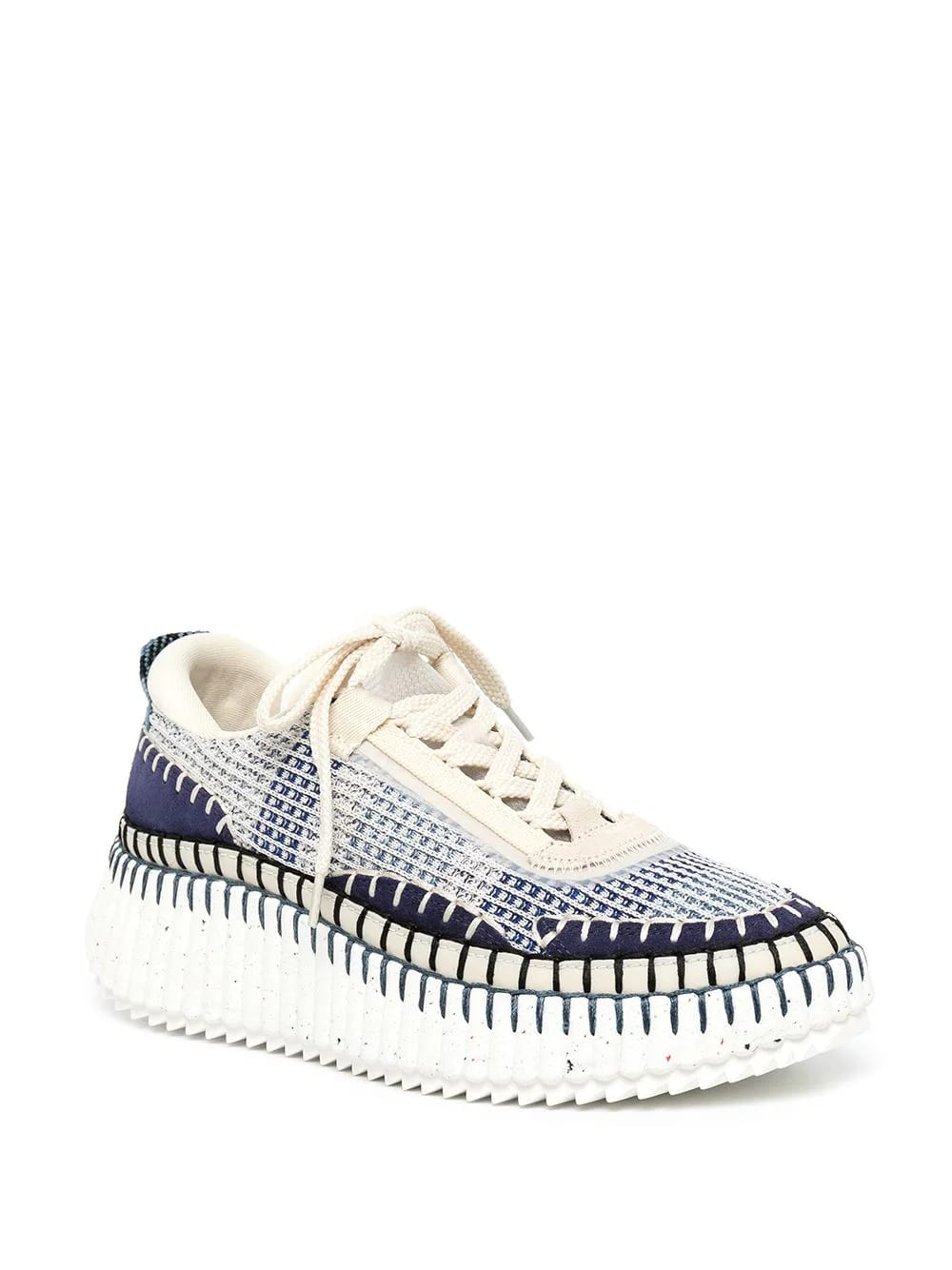 Shop Chloé Cosmic Blue Nama Sneakers