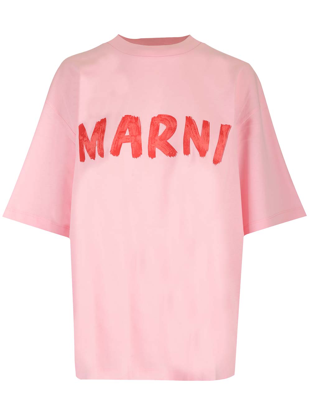 Shop Marni Oversized T-shirt In Pink