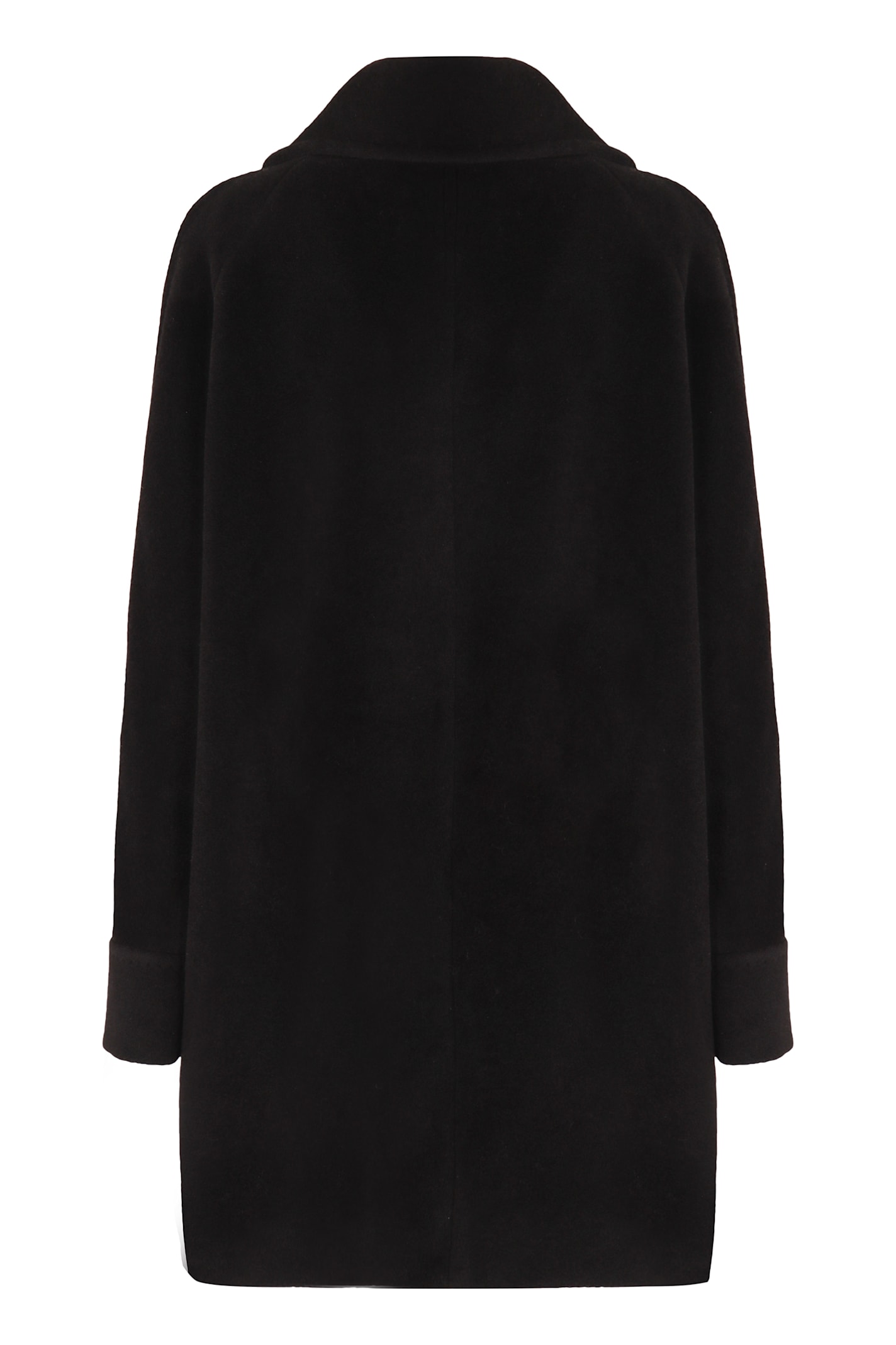 Shop Tagliatore Wool Blend Double-breasted Coat In Black