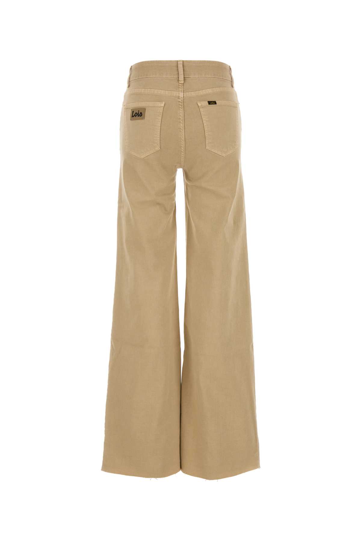 Lois Beige Stretch Denim Jeans In Lightnomad