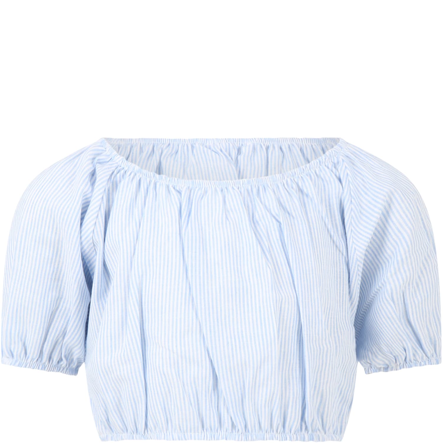 Douuod Striped Blouse For Girl