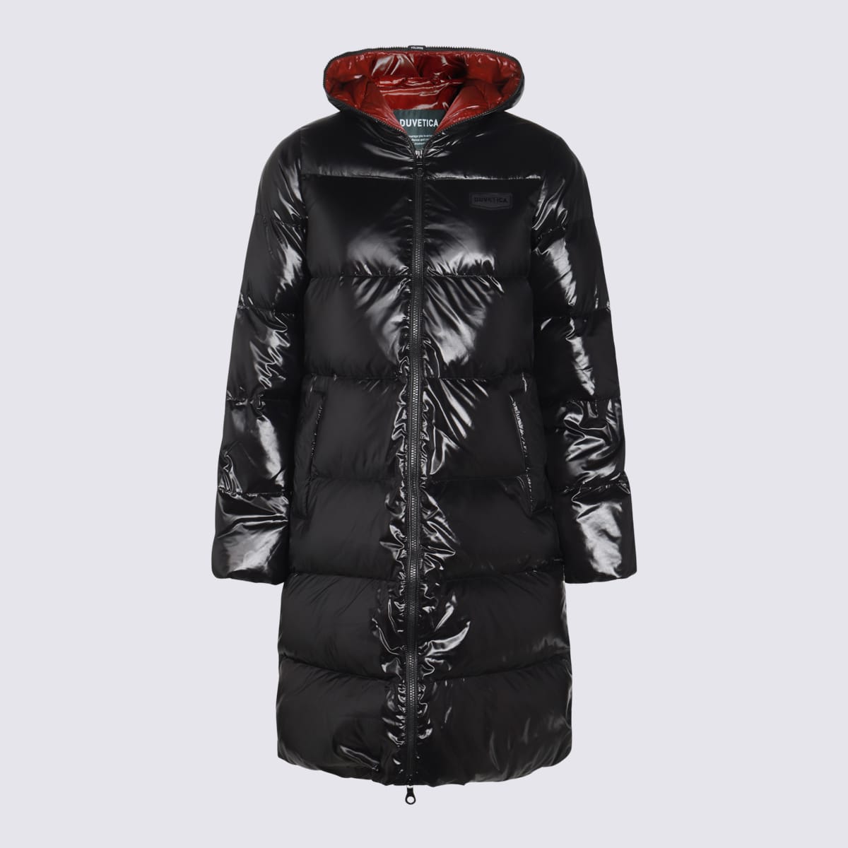 Shop Duvetica Black Down Jacket