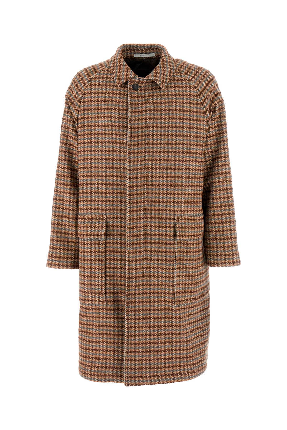 Shop Tagliatore Embroidered Wool Coat In M1262