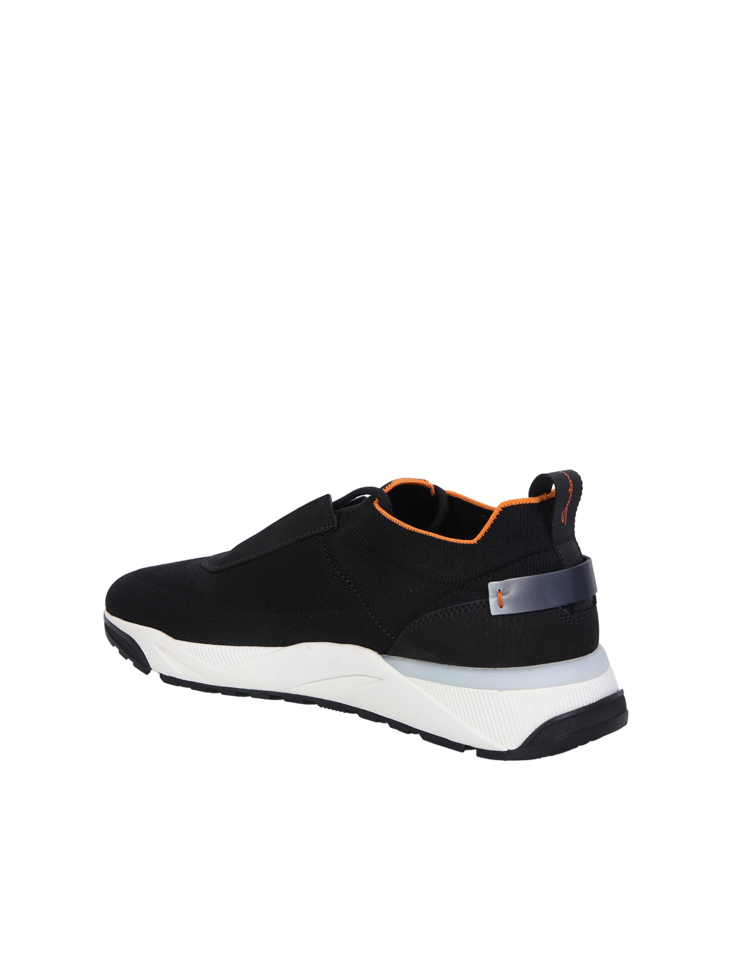 Shop Santoni Bueno Sneakers In Black