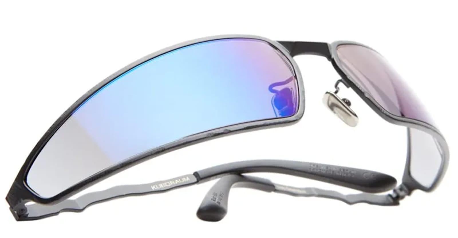 Kuboraum Mask H34 Bm - Black Matte Sunglasses In Blue