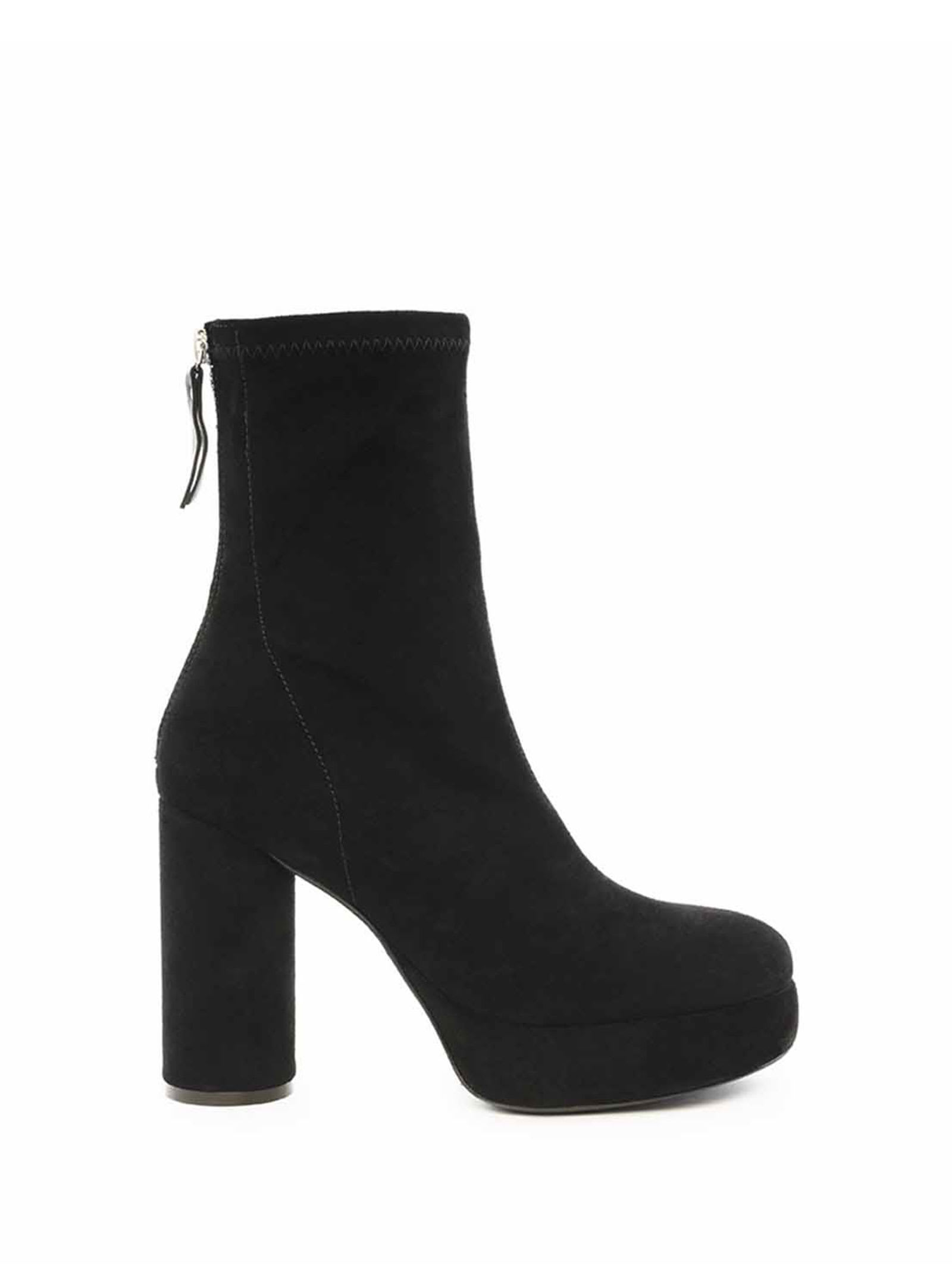 Vic Matié Ducky Suede Ankle Boot With Platform