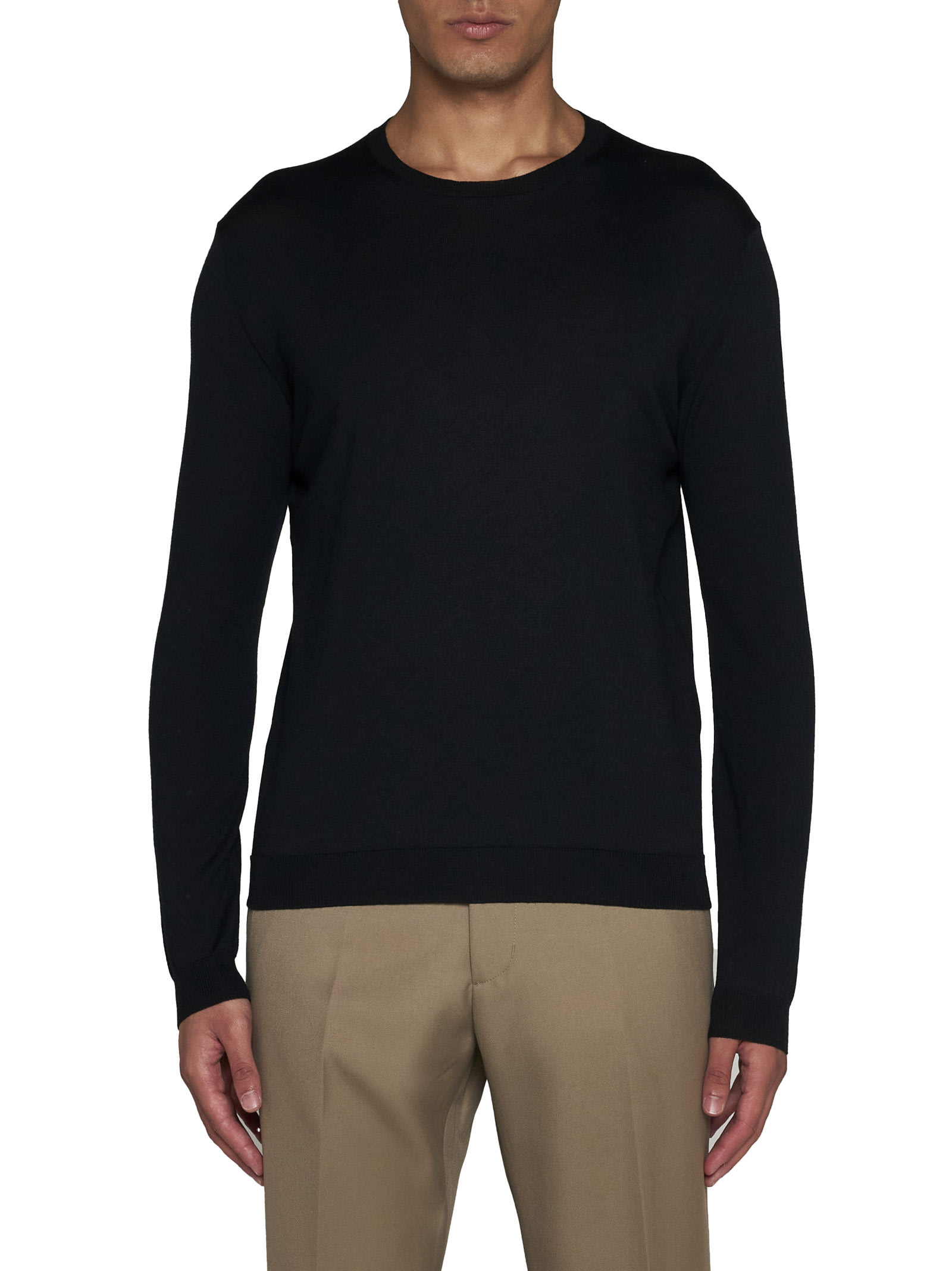Shop Low Brand Sweater In Jet Black