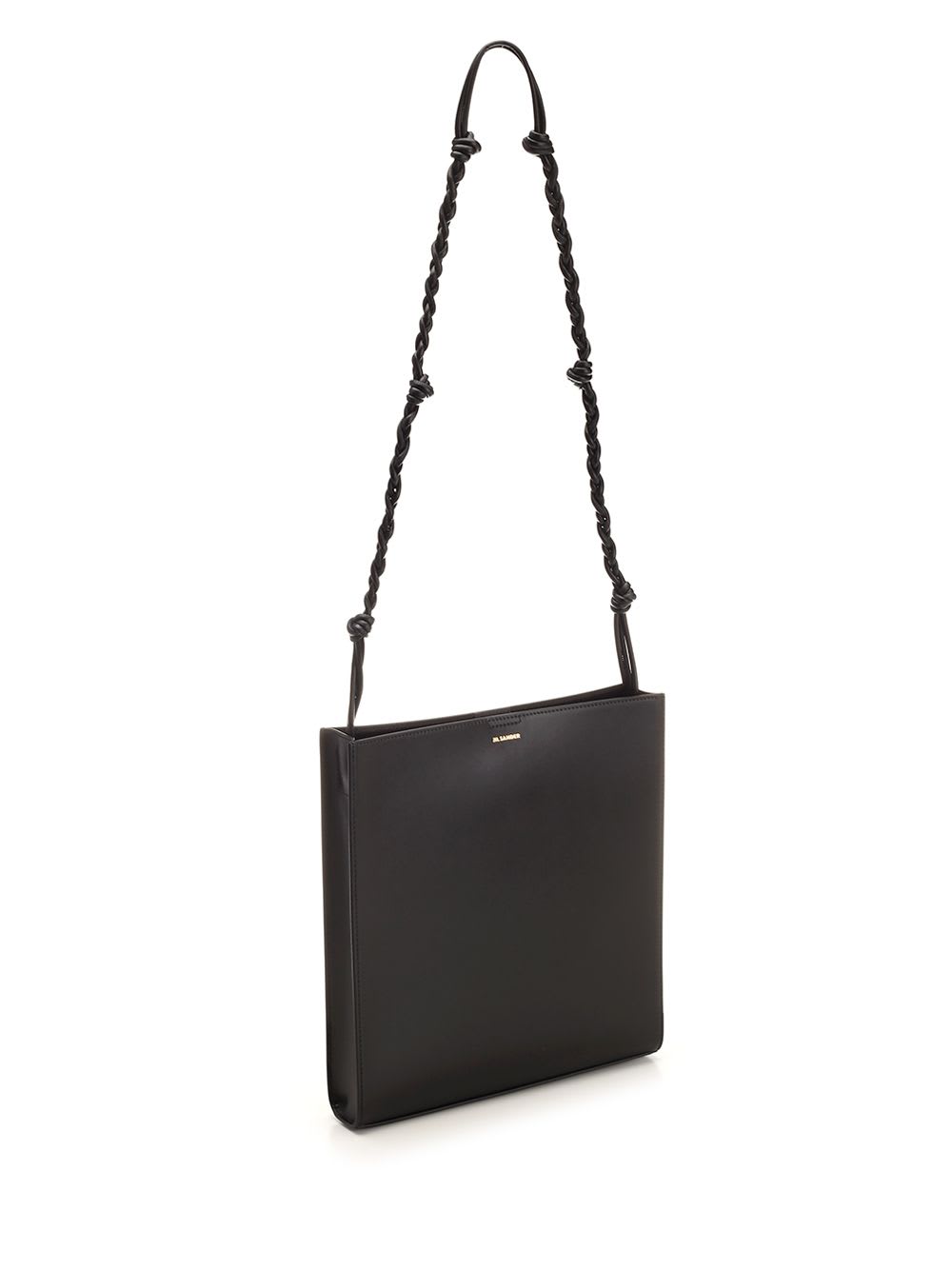 Shop Jil Sander Tangle Medium Bag In Black