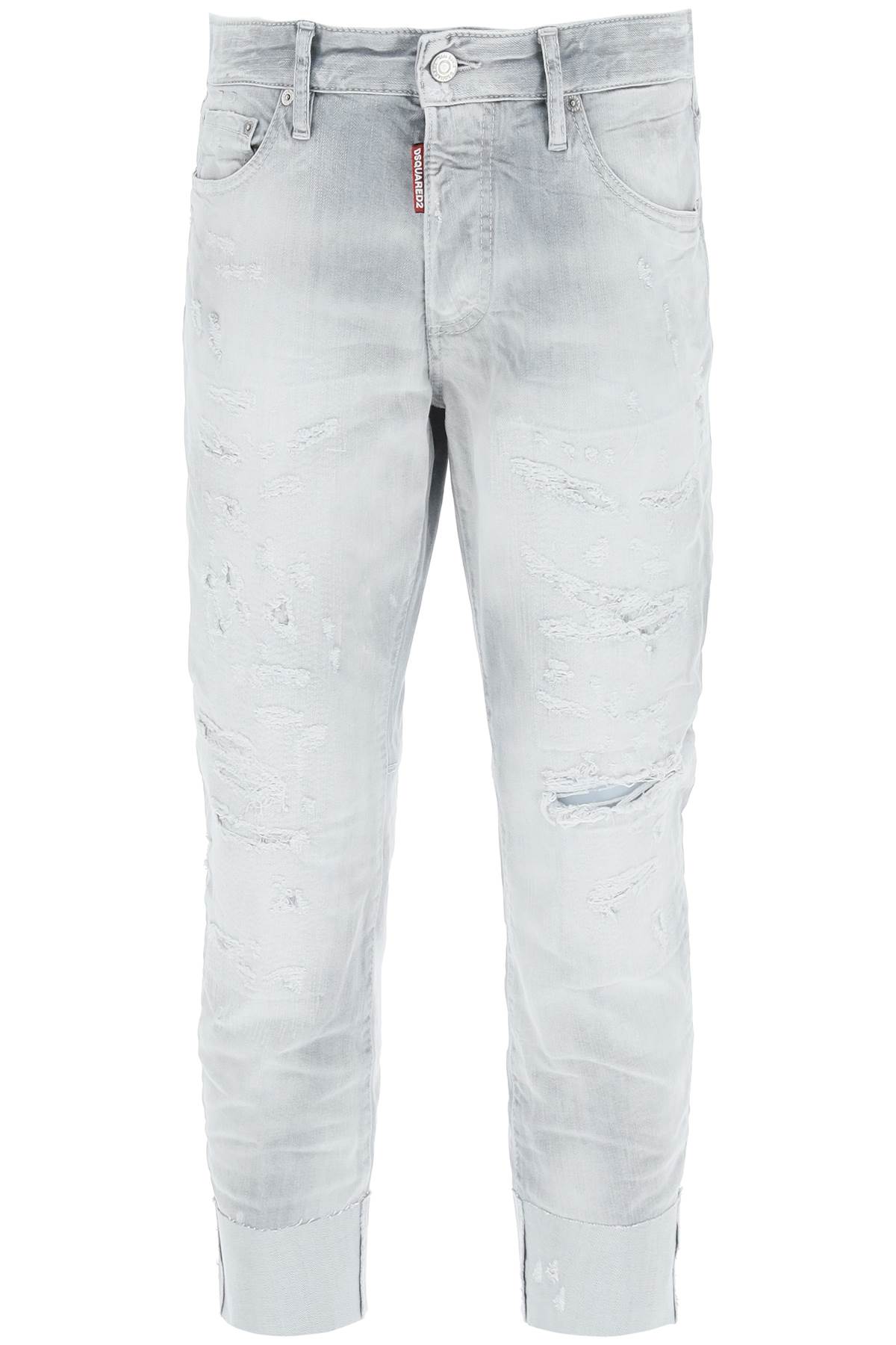 Dsquared2 Piranha Grey Denim Wash Sailor Jeans