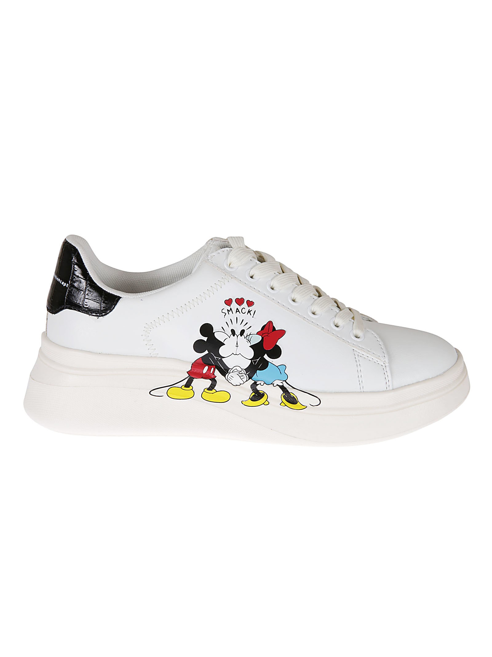 MOA MASTER OF ARTS MICKEY & MINNIE MOUSE KISS DOUBLE GALLERY SNEAKERS
